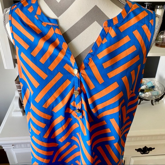 Blue & Orange Mud Pie Tunic - Picture 2 of 6
